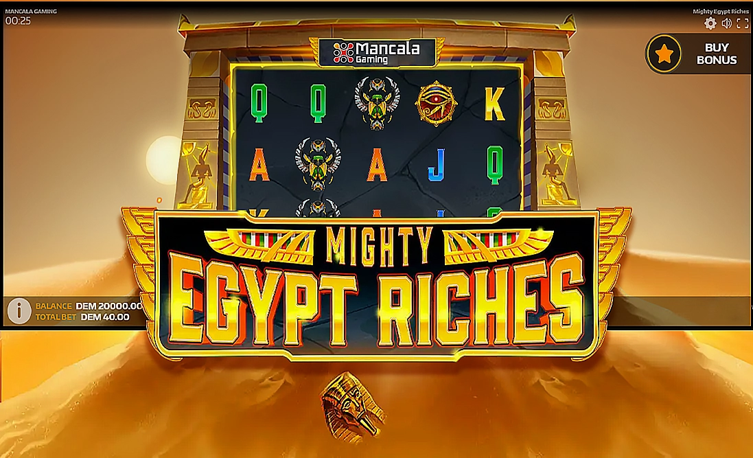 Mighty Egypt Riches Slot Game